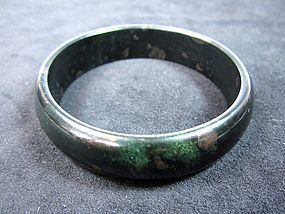 Chinese Black Jade Bangle