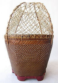 Antique Chinese Fish Basket
