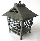 Antique Japanese Bronze Lantern