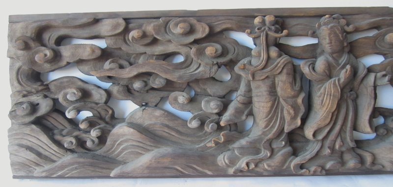 Antique Japanese Temple Carving