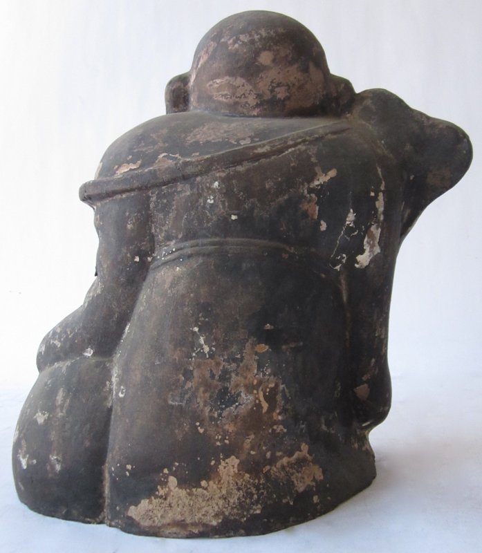 Pleasant and Charming Large Antique Japanese Hotei