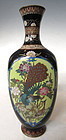 Antique Japanese Cloisonne Vase, by Kamano