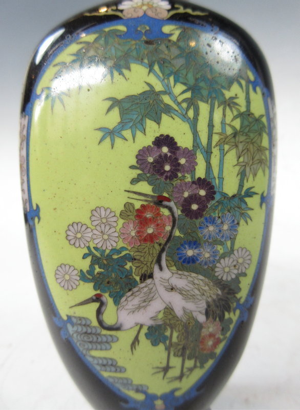 Antique Japanese Cloisonne Vase, by Kamano