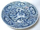 Antique Chinese Blue and White Charger