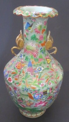 19th Century Chinese Famille Rose Porcelain vase