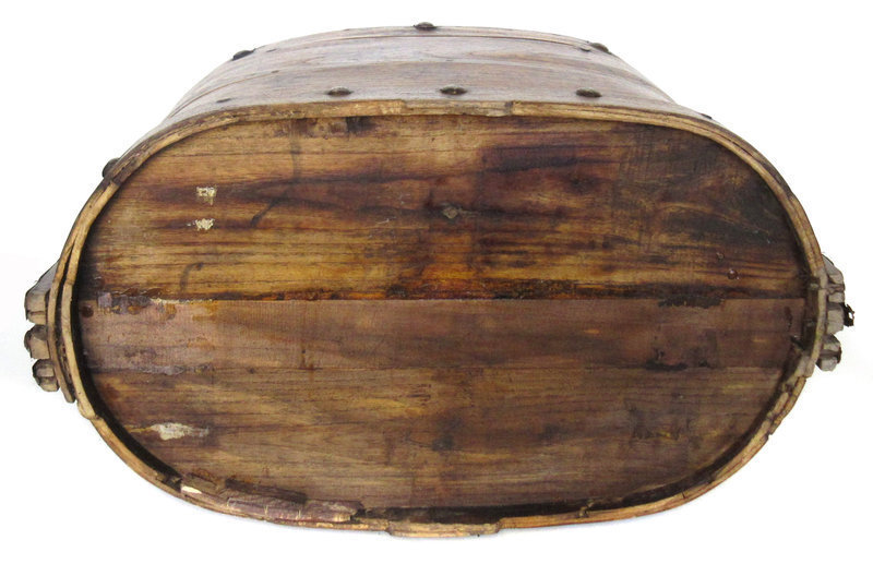 Antique Chinese Three-Tier Storage Basket