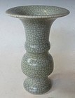 Antique Chinese Song Style glazed crackle vase