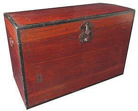 Antique Japanese Kiri Trunk