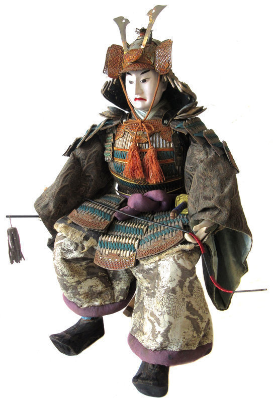 Japanese Musha Ningyo (Warrior Doll) of Minamoto Yoshitsune