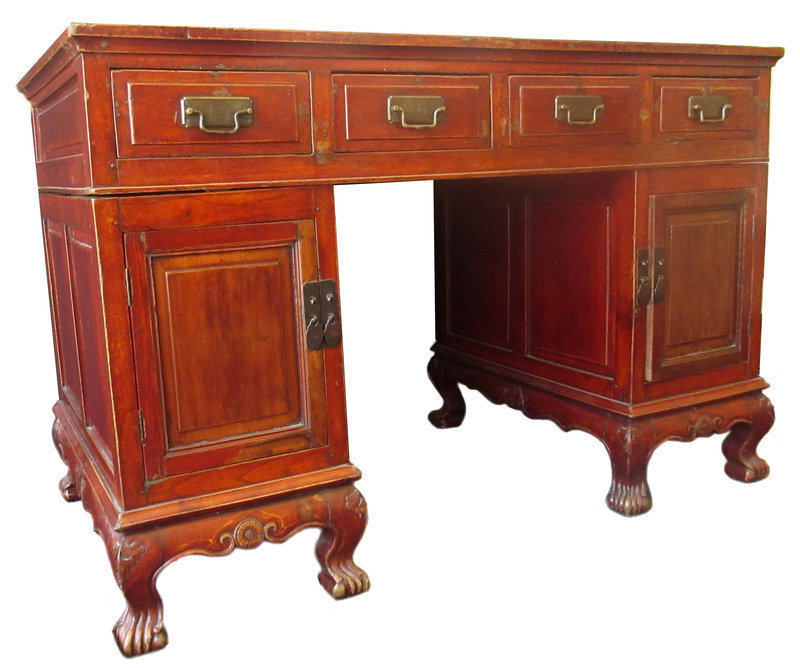 Antique Chinese Hardwood Desk