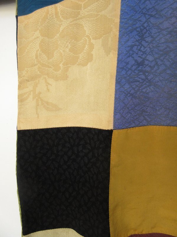 Antique Japanese Silk Patchwork Over Kimono