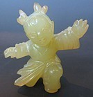 Antique Chinese Jade Carving of Child