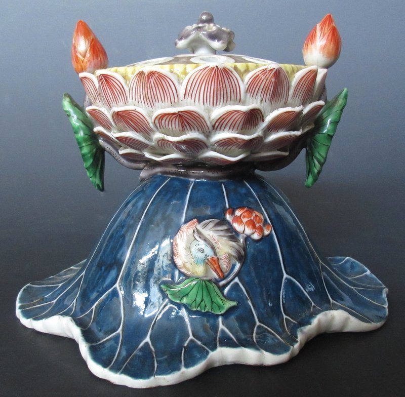 Chinese Porcelain Lotus Pod Censer