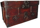 Edo Age Unusual Japanese Keyaki Trunk