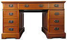 Chinese Three Piece Hardwood Desk