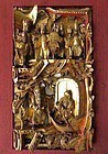 Chinese Gilt Carved Panel