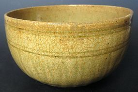 Antique Vietnamese Celadon Ceramic Bowl