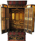 Antique Japanese Butsudan  Shrine