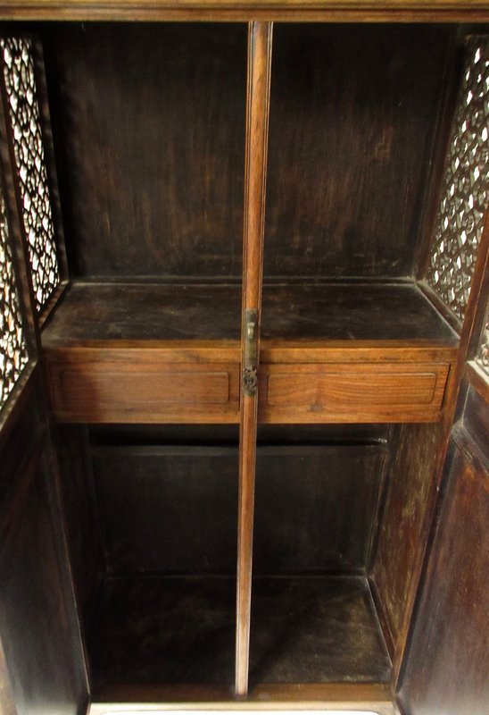 Antique Chinese Hardwood Cabinet