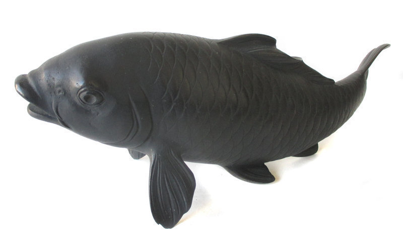 Japanese Antique Bronze Koi Fish