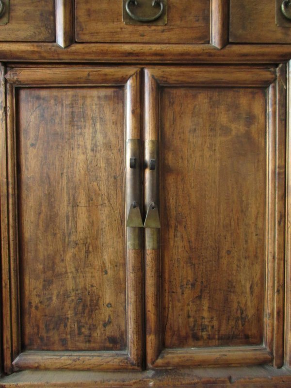 Antique Chinese Jumu Wood Cabinet