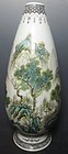 Chinese Vintage Porcelain Vase signed Deng Bihao