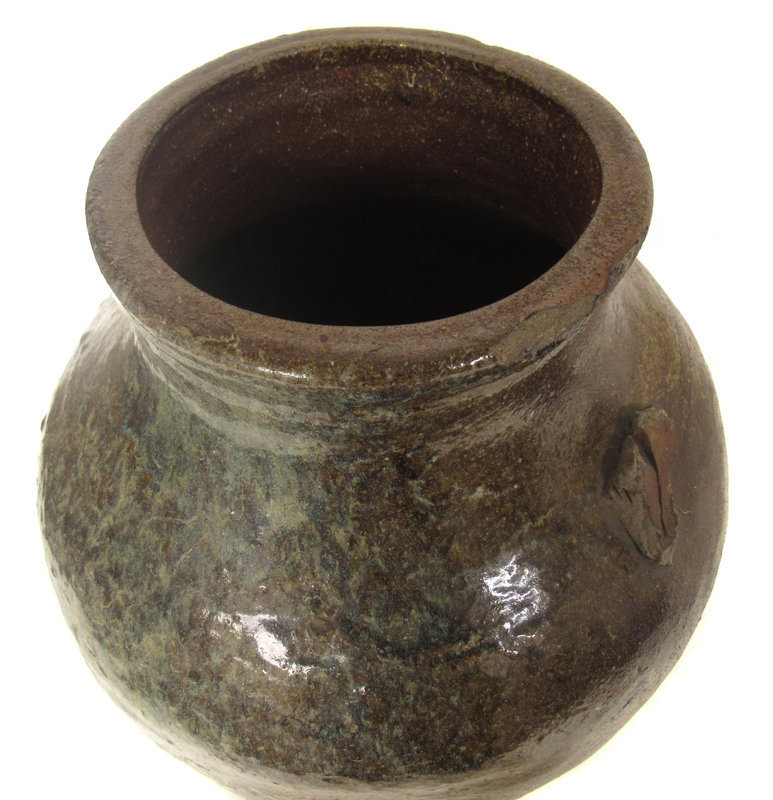 Antique Japanese Large Ceramic Jar
