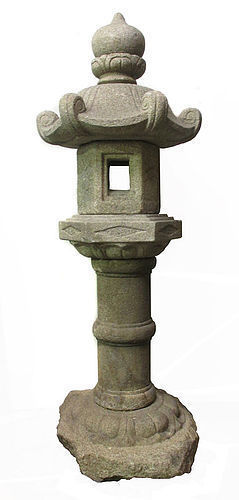 Japanese 19th Century Stone Temple Lantern