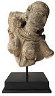 Archaic Indian Stone Statue Fragment