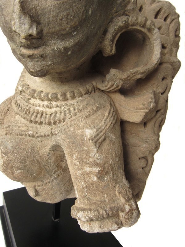 Archaic Indian Stone Statue Fragment