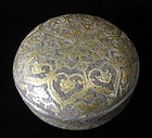 Chinese Small Silver and Gold Tang Dynasty Box