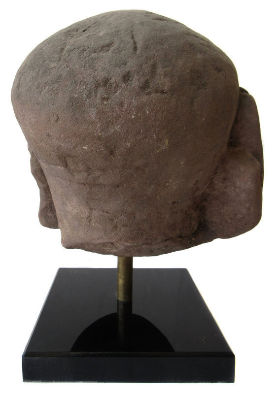 Ming Dynasty Chinese Buddha's Attendant Stone Head