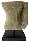 Dramatic 16th Century Thai Ayutthaya Buddha Statue Fragment
