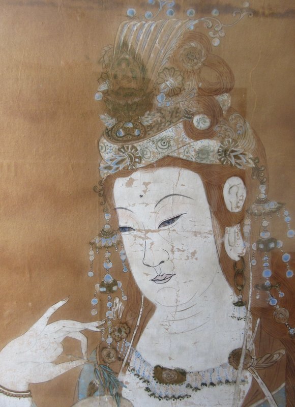 Antique Chinese Painting of Quan Yin