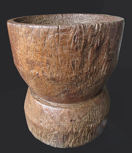 Antique Wooden Lusong (Mortar) from the Philippines