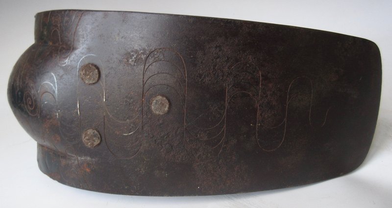 Antique Japanese Pair of Iron Abumi (stirrups)