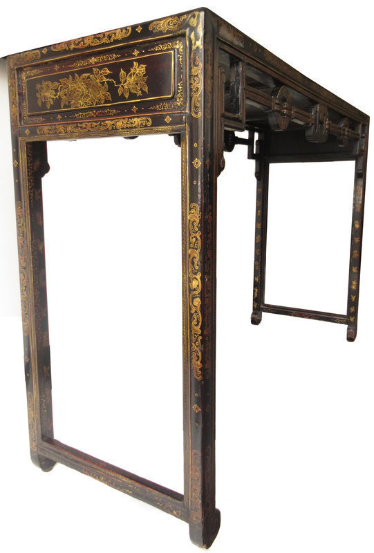 Antique Chinese Gilt Lacquer Table