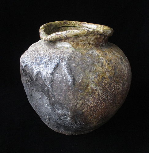 Japanese Small Shigaraki Jar