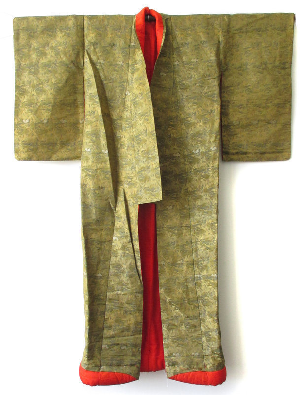 Japanese Antique Uchikake (Wedding Kimono) of Obi Brocade