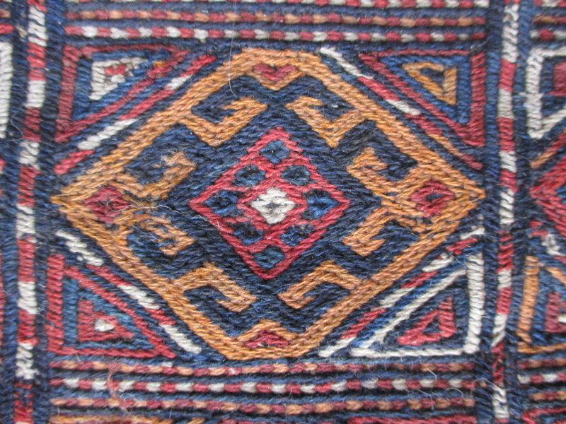 Antique Sanjabi Kurdish Chanteh Bag (Camel Bag)