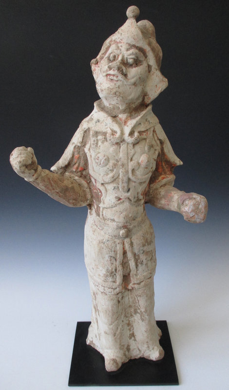 Chinese Tang Dynasty Pottery Figure of a General