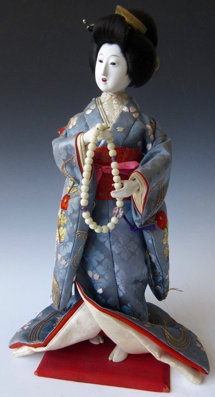 Antique Japanese Geisha Doll