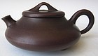 Chinese Small Yixing Teapot signed Gu Jingzhou