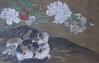 Chinese Ming Dynasty Painting of Cats