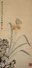 Chinese Scroll Painting signed Xie Zhi Liu