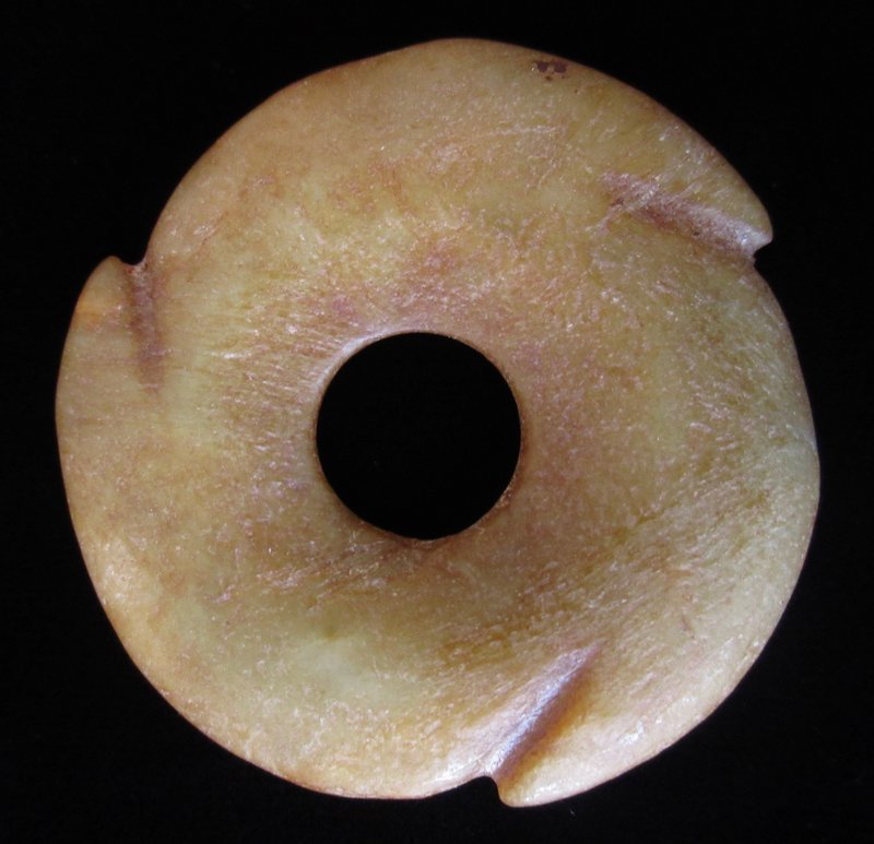 Neolithic Chinese Hongshan Jade Wheel