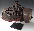 Japanese Edo Period Fireman's Helmet