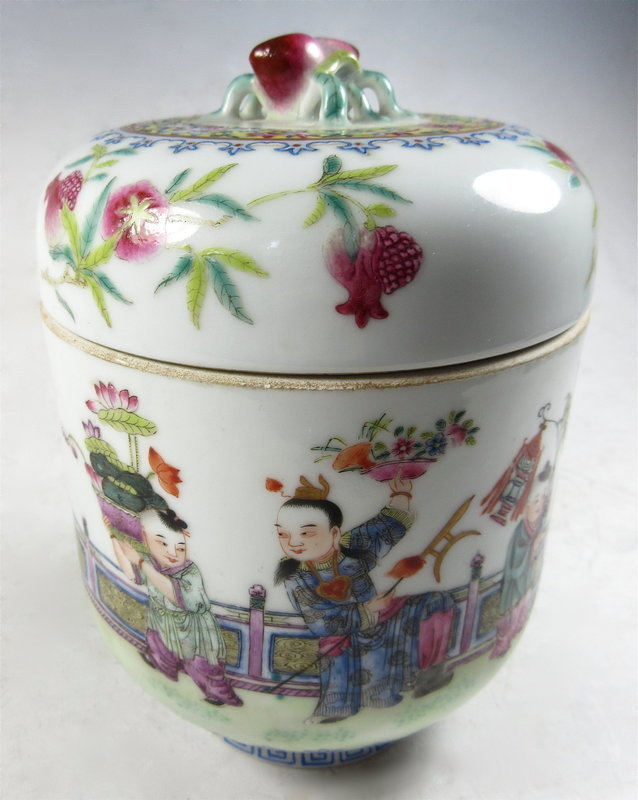 Antique Chinese Porcelain Container