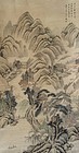 Antique Chinese Landscape Scroll Painting