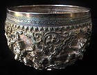 Antique Burmese Sterling Silver Bowl